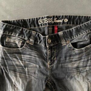 Guess Jeans - Dare Devil "Skinny" Leg - Distressed Stretch Jeans